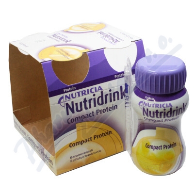 Nutridrink Compact Protein Banán por.sol.4x125ml